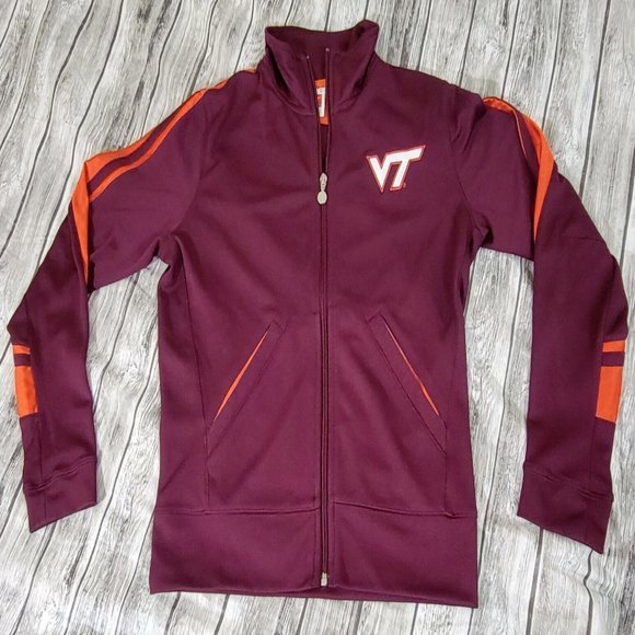 Nike Virginia Tech Jacket Long Sleeve Full Zip NCAA Youth Small - Picture 1 of 9